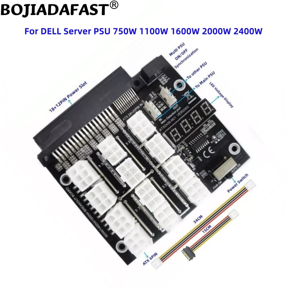 2400W Server Psu Breakout Board - Scheda di distribuzione per alimentatore server