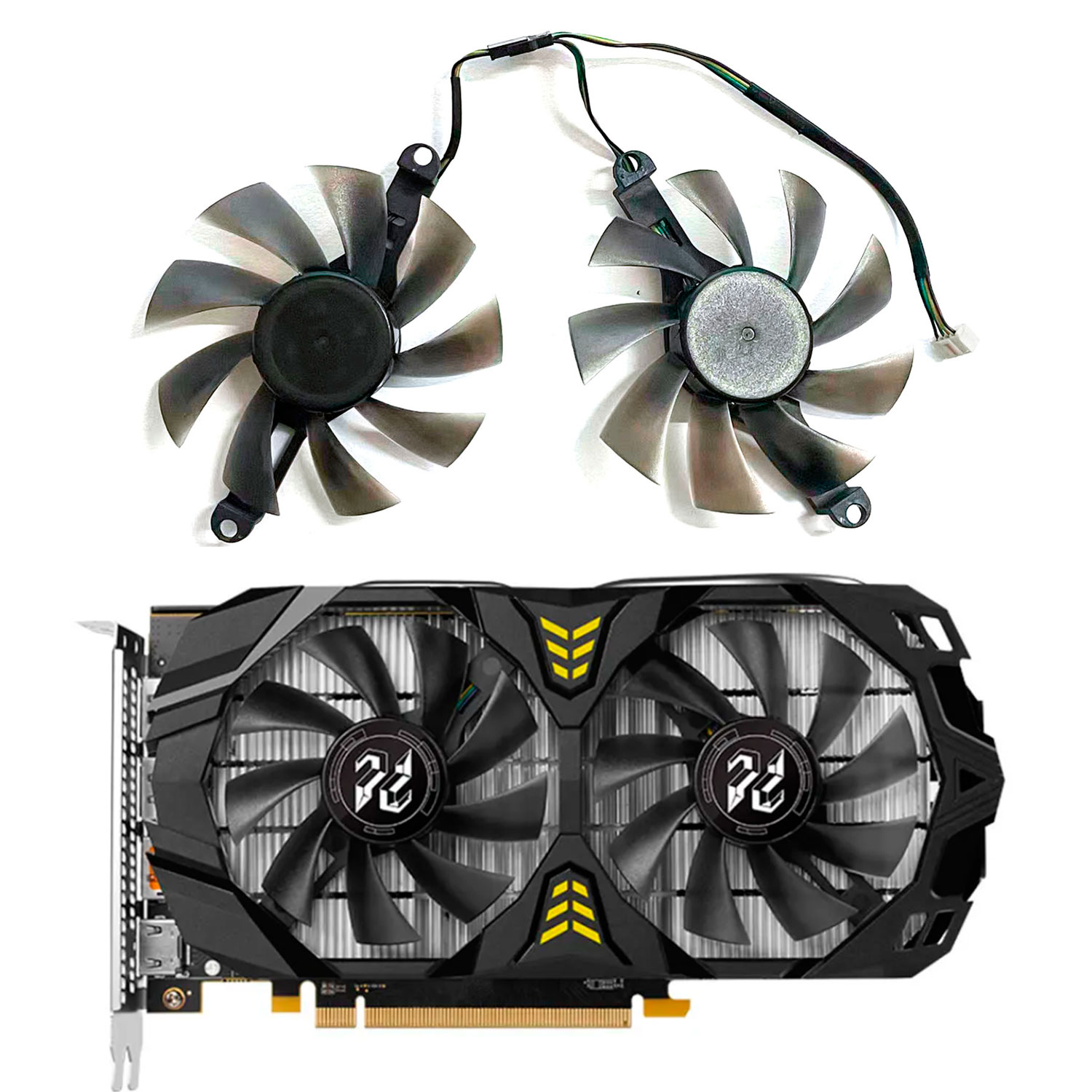 Rx 580 8Gb 2048Sp Gpu - Nuova ventola per GPU 4PIN 85MM