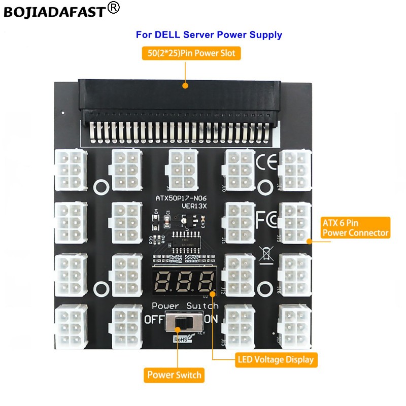 Scheda Adattatore Breakout per - 2400W Server Psu Breakout Board recensione e prezzo